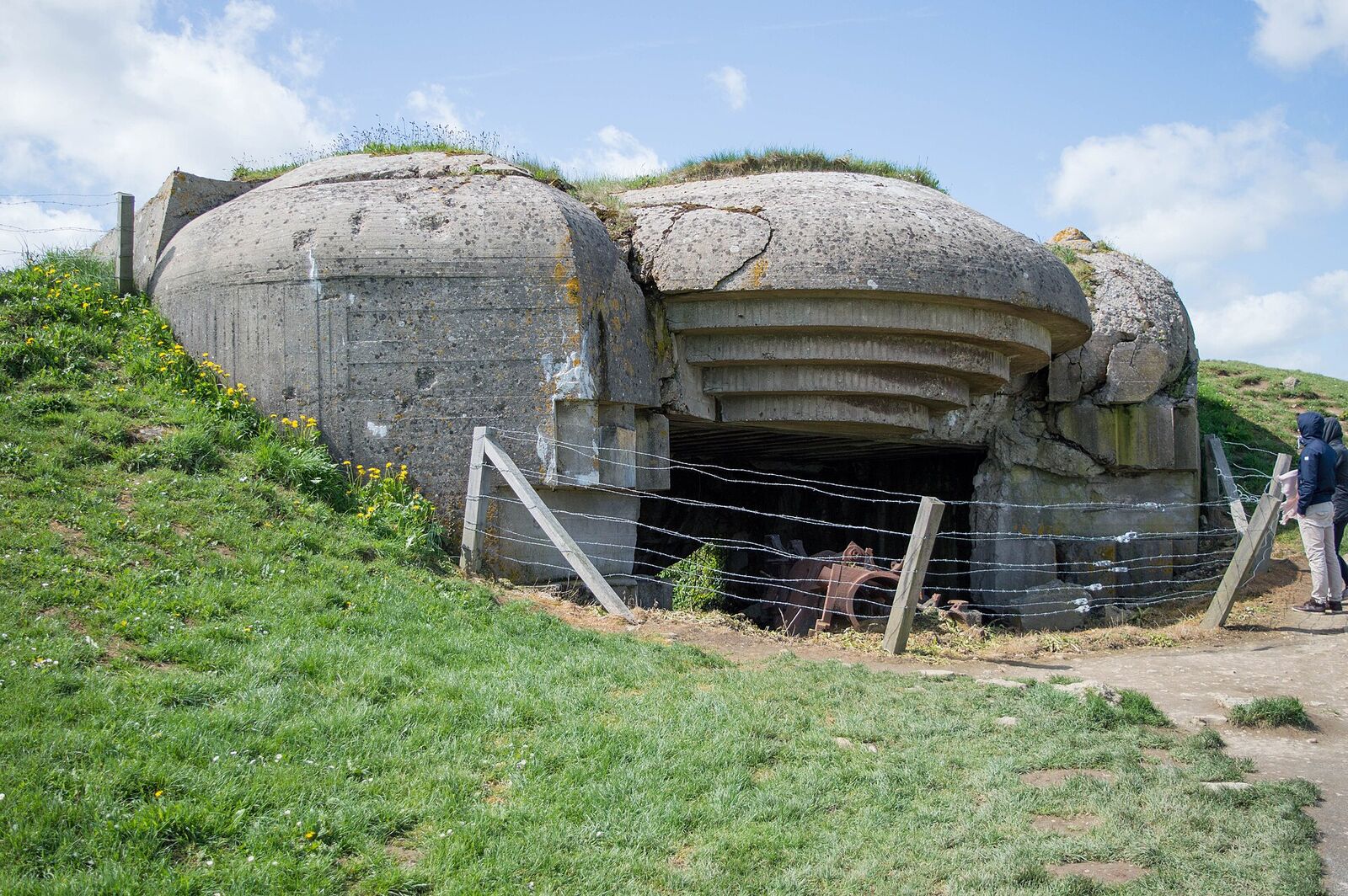 Les batteries du mur de l'Atlantique en Normandie